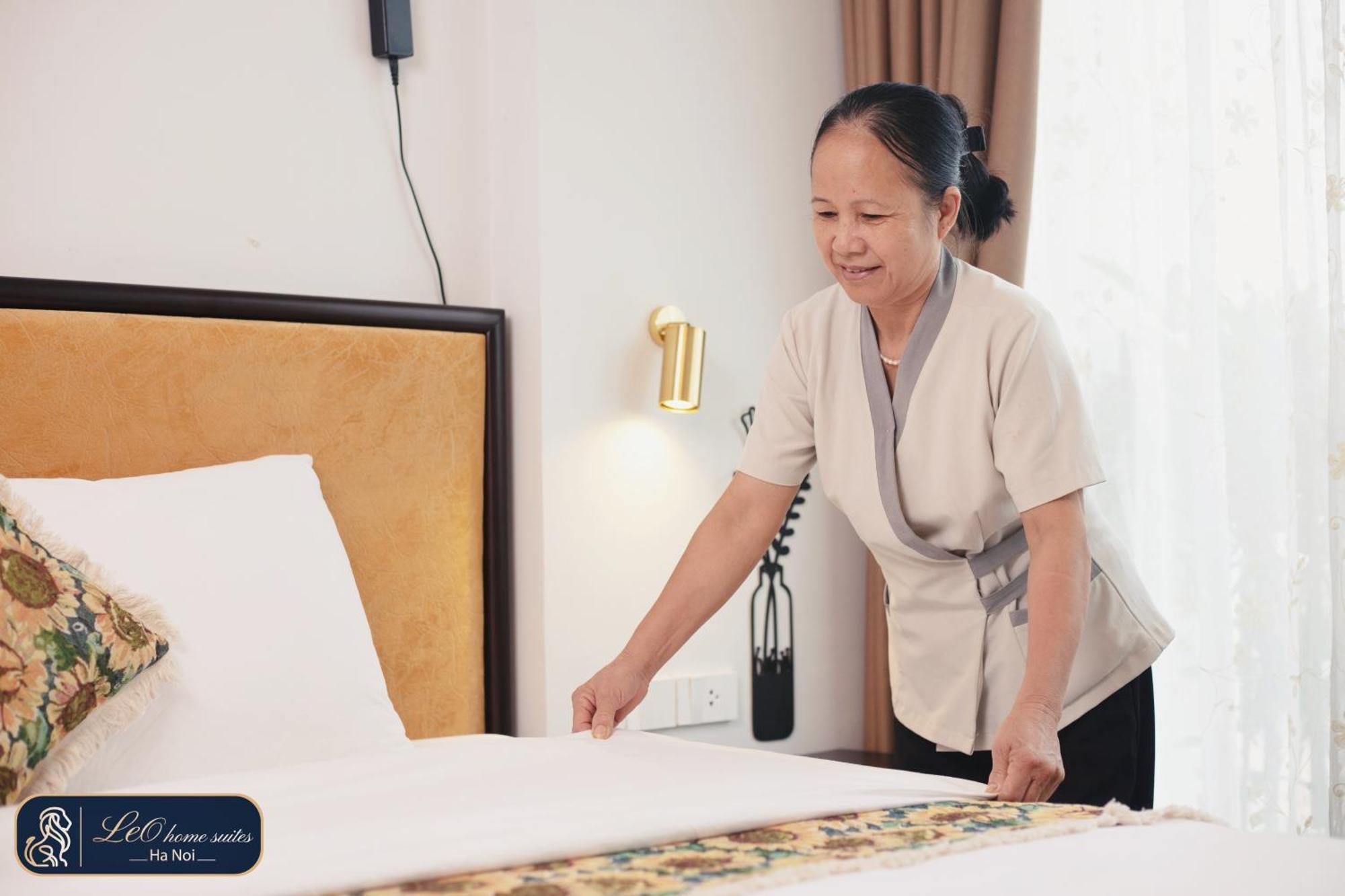 High-Ser Apartment -2Br - Niceview - Parking - Spacious - In Center 河内 外观 照片